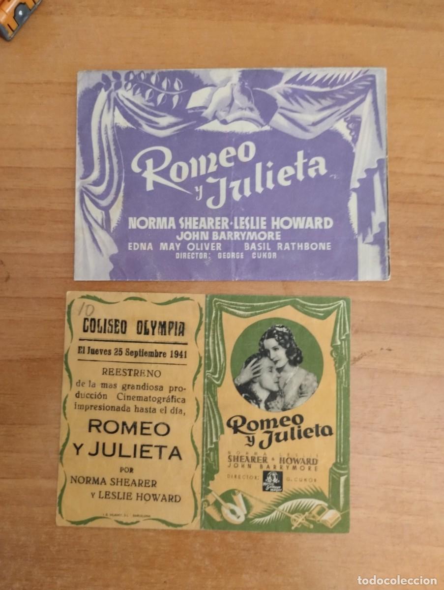 Cine: N&ordm;3-- PROGRAMA DE CINE DE LA PELICULA -- ROMEO Y JULIETA