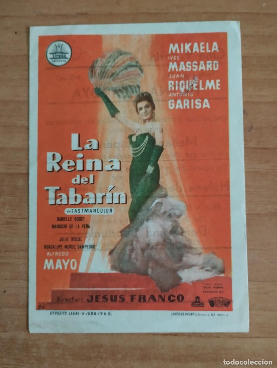 Cine: N&ordm;3-- PROGRAMA DE CINE DE LA PELICULA -LA REINA DEL TABARIN. ct - Foto 1