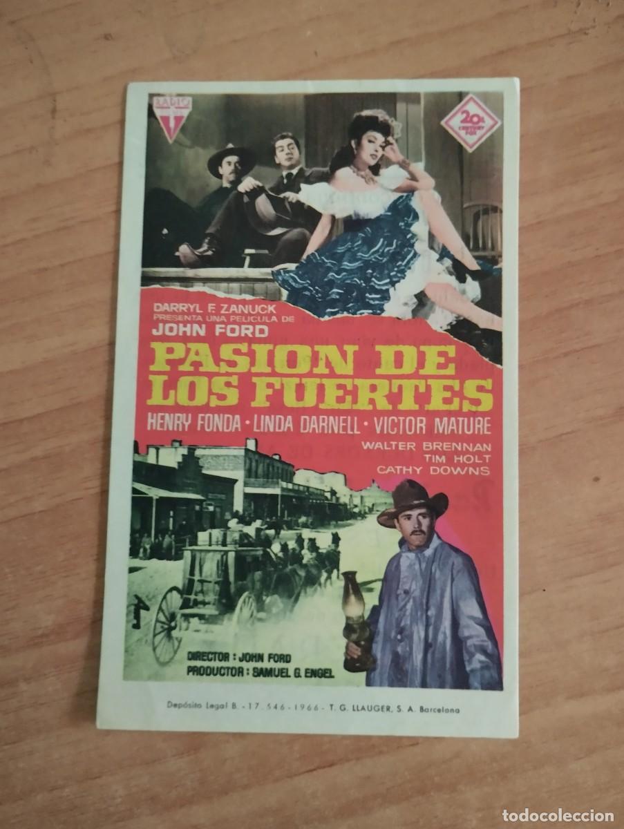 Cine: N&ordm;3-- PROGRAMA DE CINE --LA PASION DE LOS FUERTEs - Foto 1