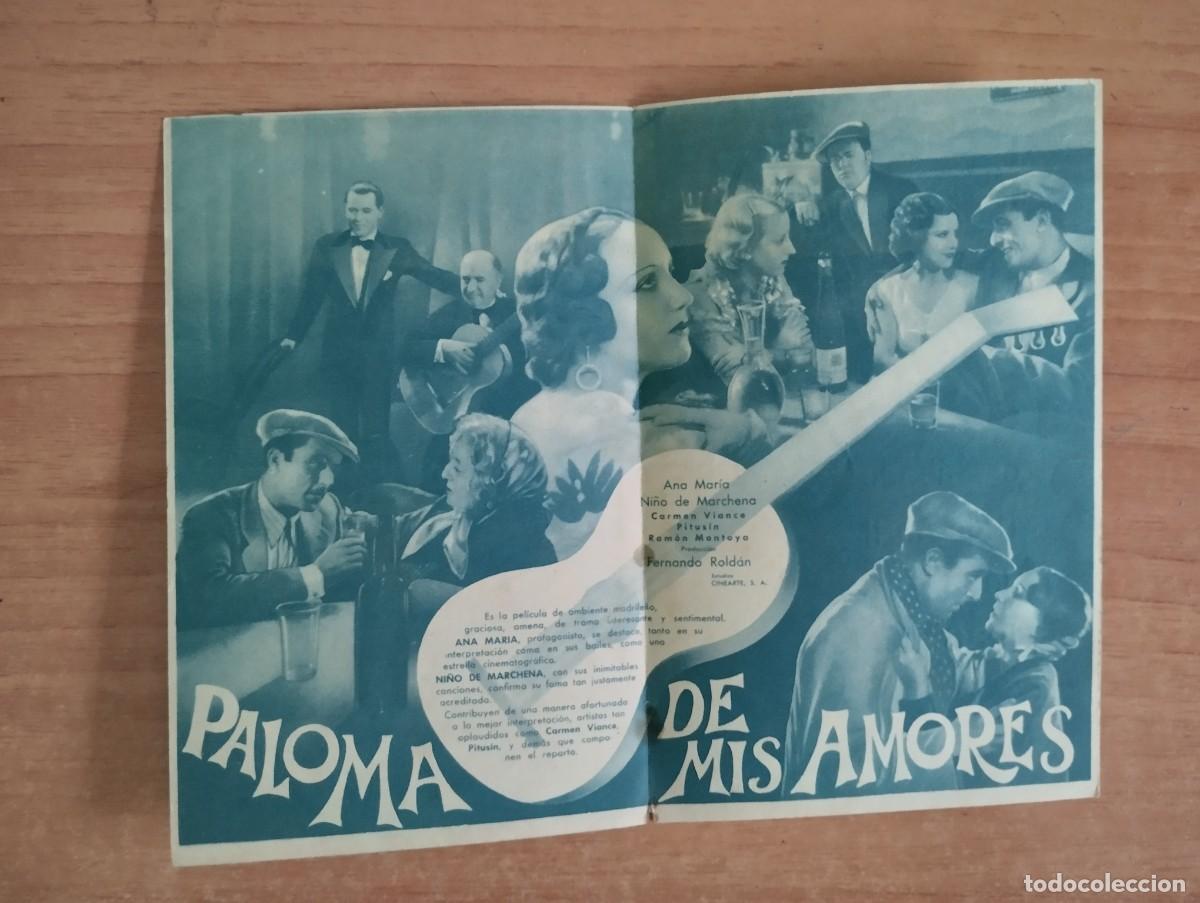 Cine: N&ordm;3-- PROGRAMA DE CINE - PALOMA DE MIS AMORES - Foto 3