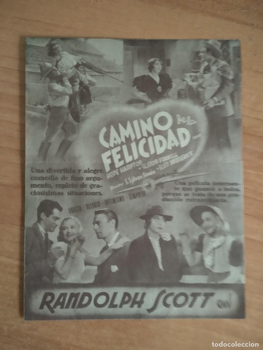 Cine: N&ordm;3-- PROGRAMA DE CINE - CAMINO DE LA FELICIDAD - Foto 2