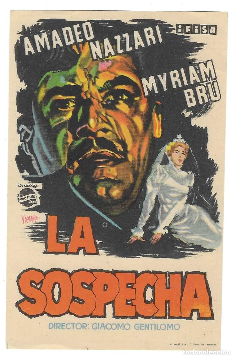 Cine: Programa Cine. La Sospecha. Amadeo Nazzari. 19-1599 - Foto 1