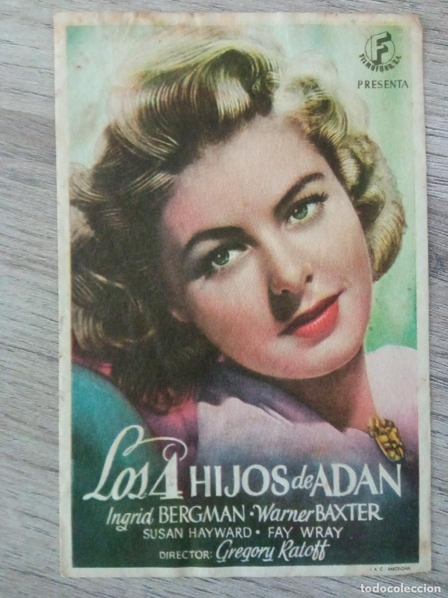 Cine: LOS 4 HIJOS DE ADAN, INGRID BERGMAN - Foto 1