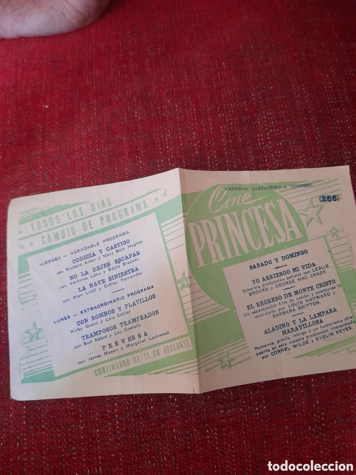 Cine: Programa de cine Princesa de 1948 - Foto 2
