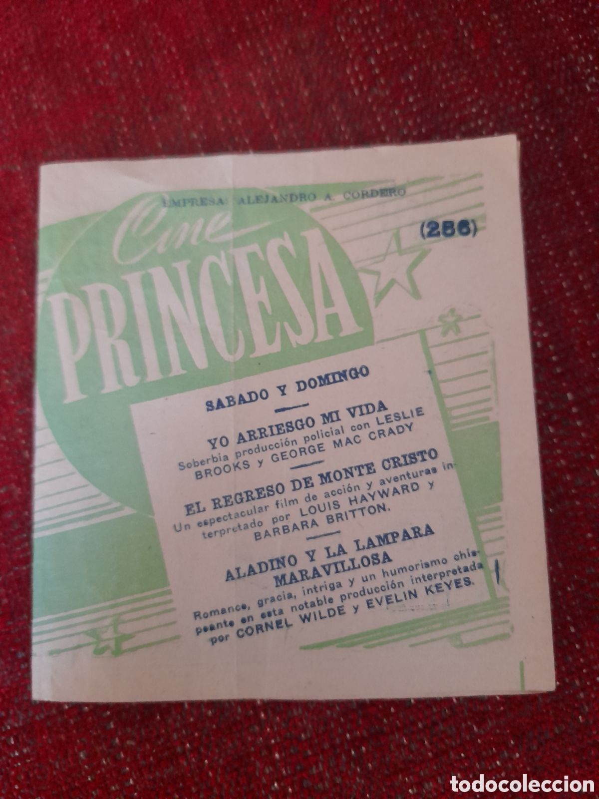 Cine: Programa de cine Princesa de 1948 - Foto 1