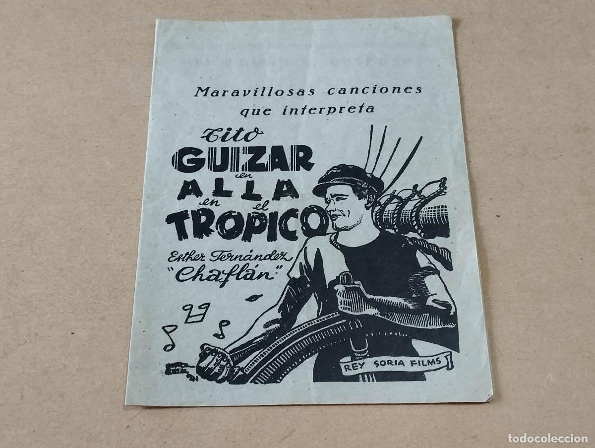 Cine: PROGRAMA ALL&Aacute; EN EL TR&Oacute;PICO - Foto 1