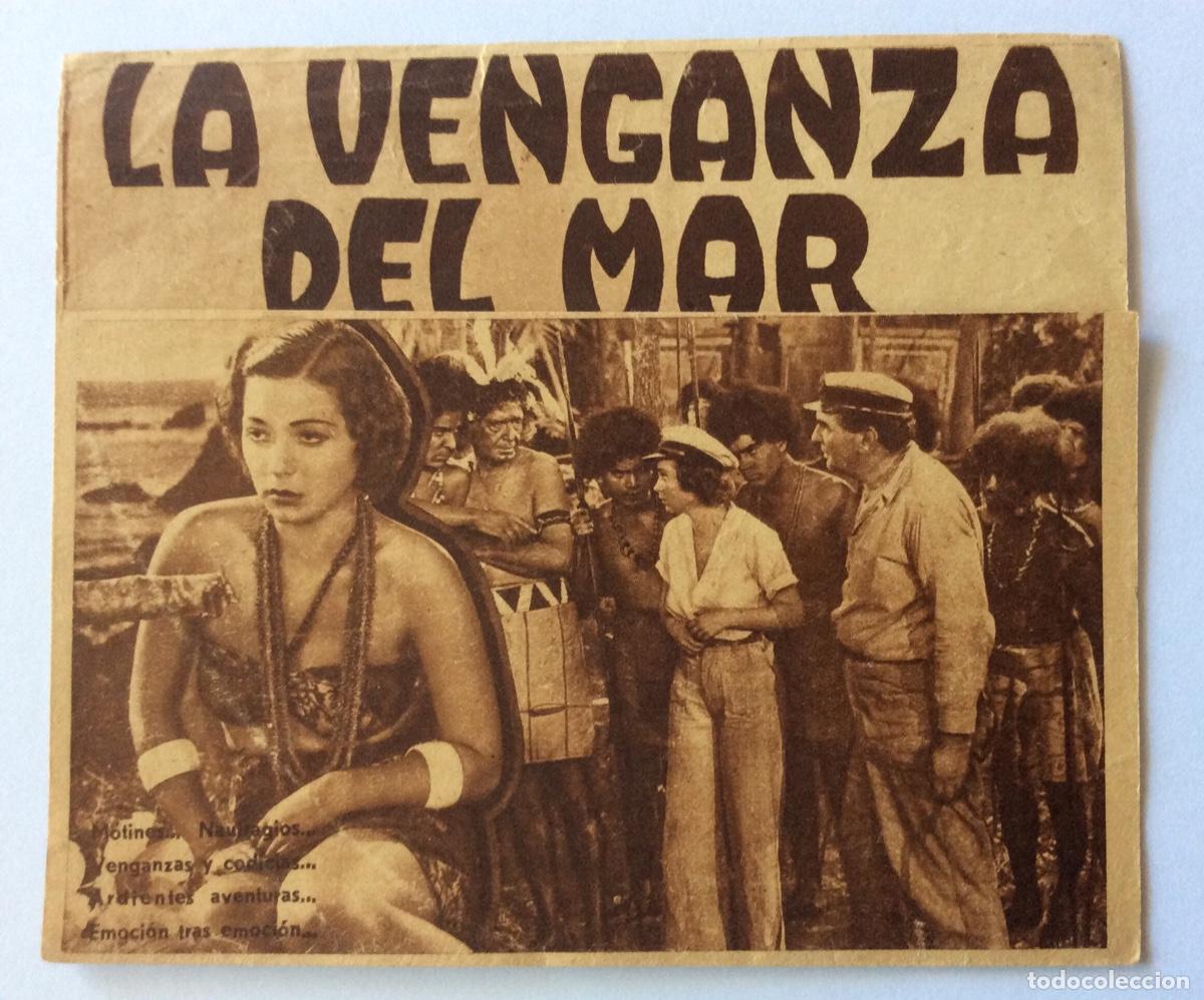 Cine: PROGRAMA DOBLE SIN CINE IMPRESO RADIO LA VENGANZA DEL MAR STEFFI DUNA REGIS TOOMEY MITCHELL LEWIS