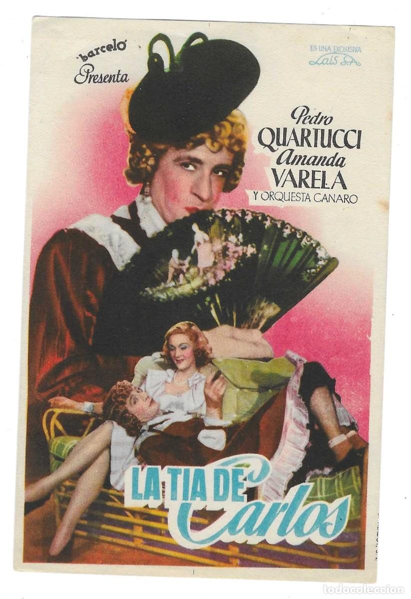 Cine: Programa Cine. La T&iacute;a de Carlos. Pedro Quartucci. 19-1611 - Foto 1