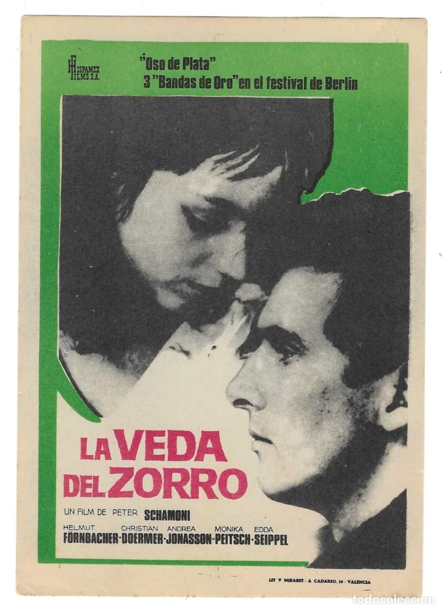 Cine: Programa Cine. La Veda del Zorro - Foto 1
