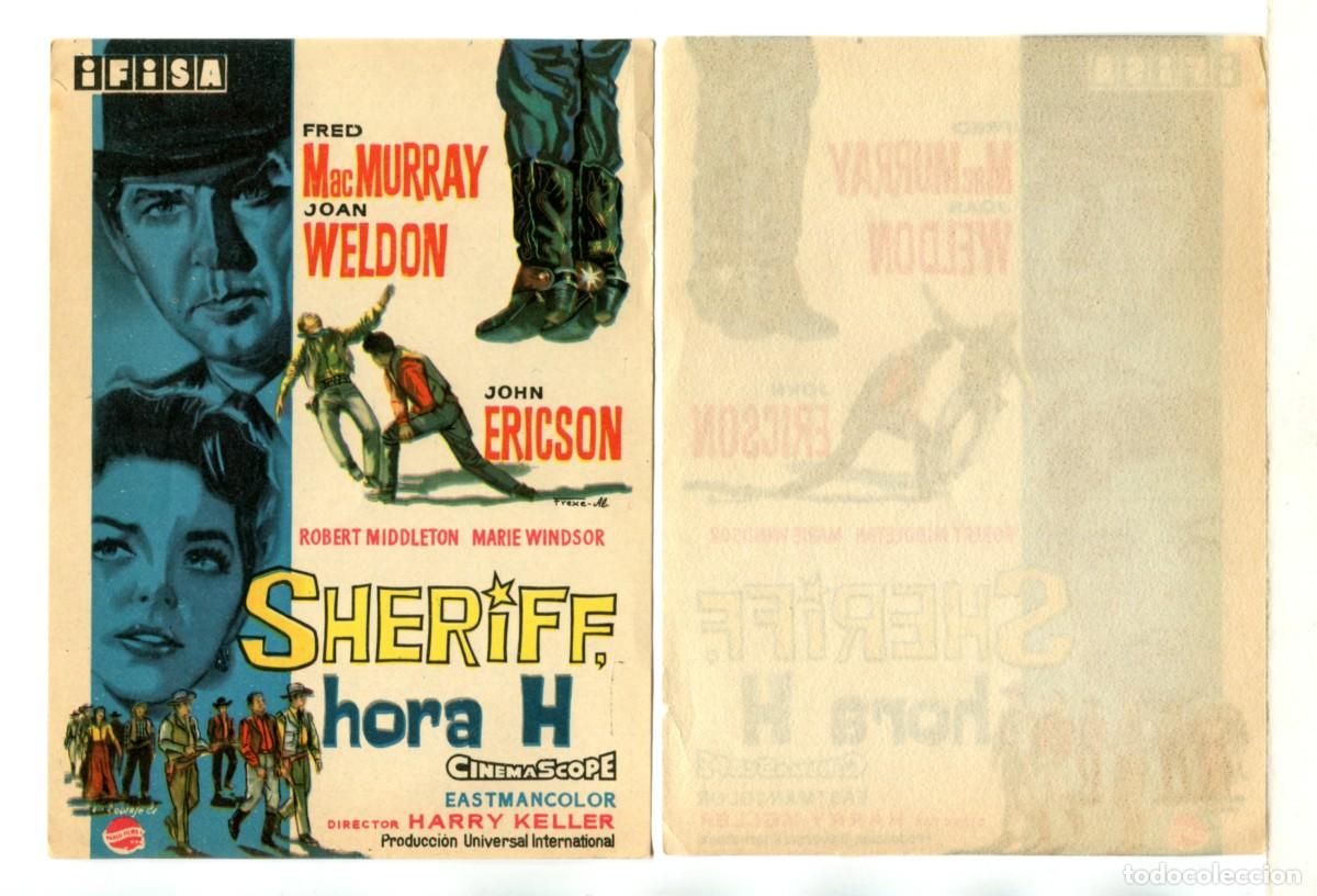 Cine: SHERIFF HORA H, con Fred MacMurray. - Foto 1