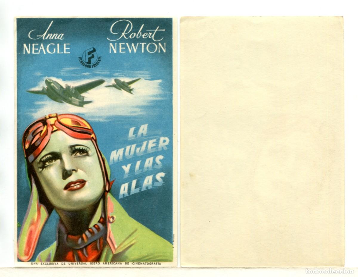 Cine: LA MUJER Y LAS ALAS, con Robert Newton.