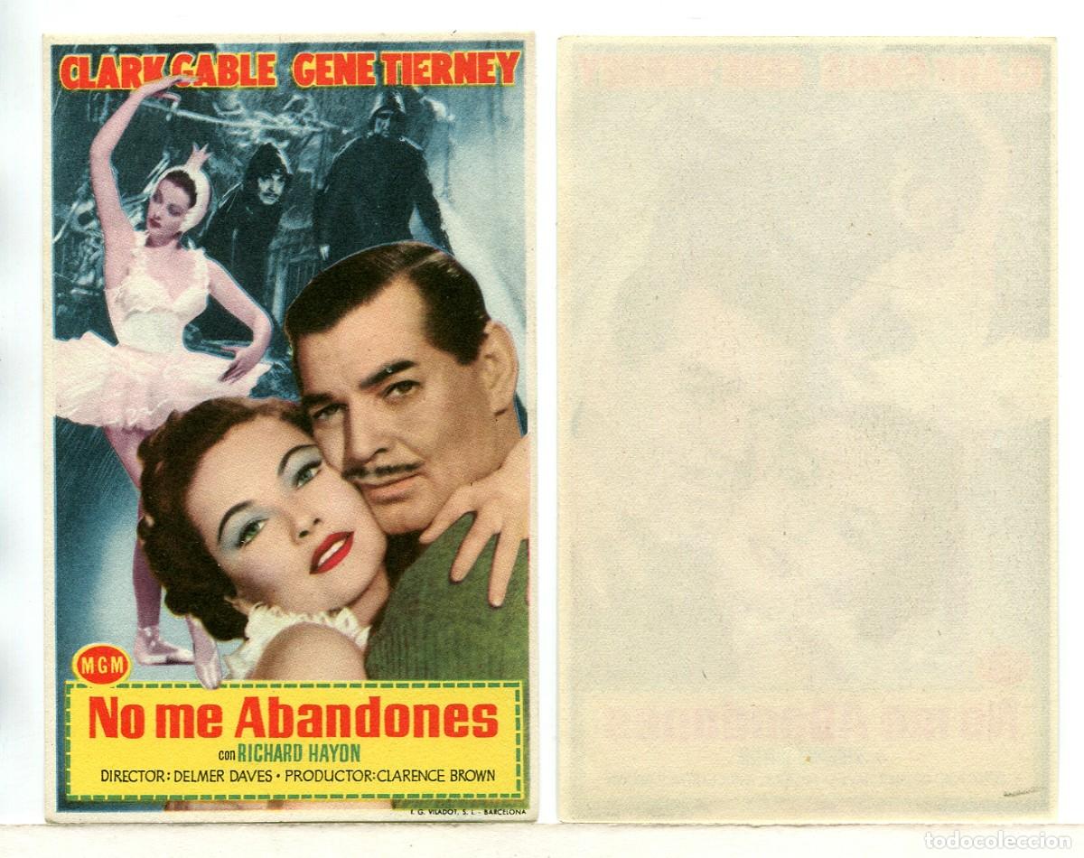 Cine: NO ME ABANDONES, con Clark Gable. - Foto 1