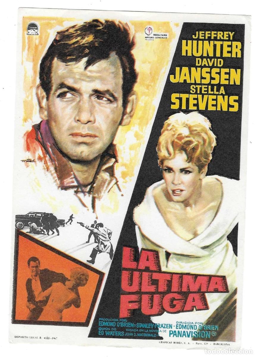 Cine: Programa Cine. La &uacute;ltima fuga. Jeffrey Hunter. 19-1622 - Foto 1