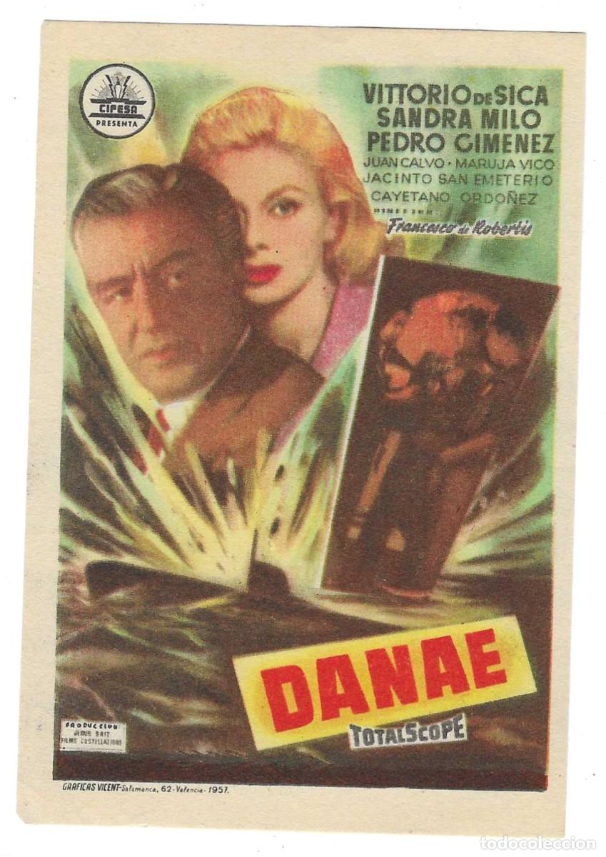 Cine: Programa Cine. Danae. Vittorio de Sica. 19-1626 - Foto 1