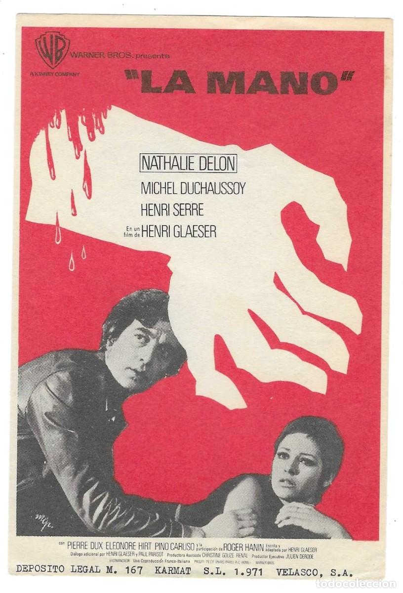 Cine: Programa Cine. La Mano. Nathalie Delon. 19-1633 - Foto 1