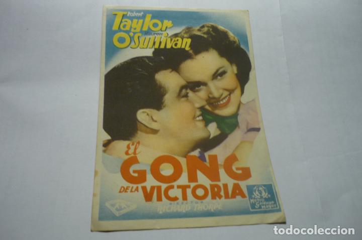 Cine: PROGRAMA EL GONG DE LA VICTORIA.-ROBERT TAYLOR - Foto 1