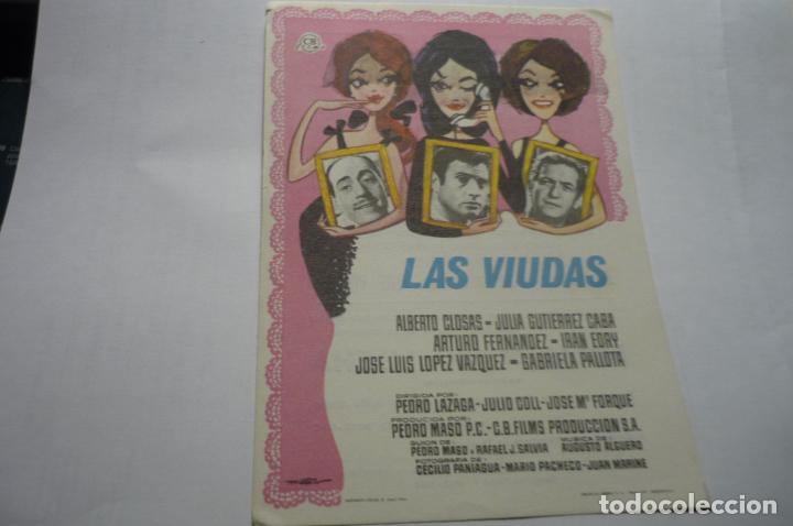Cine: programa las viudas-alberto closas publicidad - Foto 1