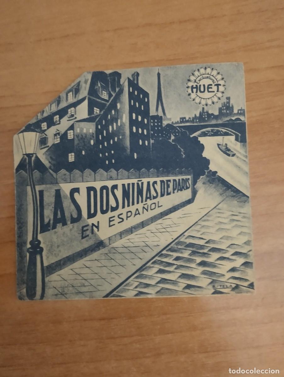  Flyers Publicitaires de films Anciens: N&ordm;rojo-- PROGRAMA DE CINE --LAS DOS NI&Ntilde;AS DE PARIS