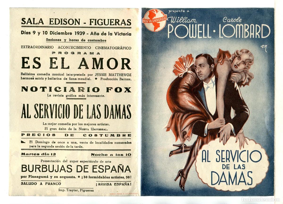 Cine: AL SERVICIO DE LAS DAMAS, con William Powell. - Foto 1