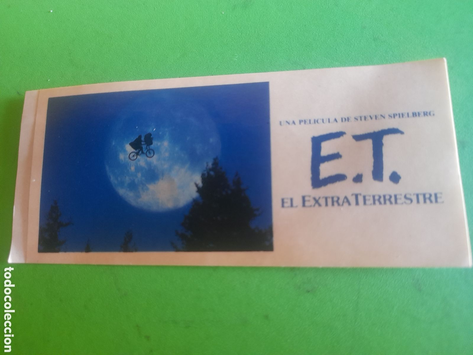 Cine: Cromo pegatina, pel&iacute;cula ET,, El extraterrestre - Foto 1