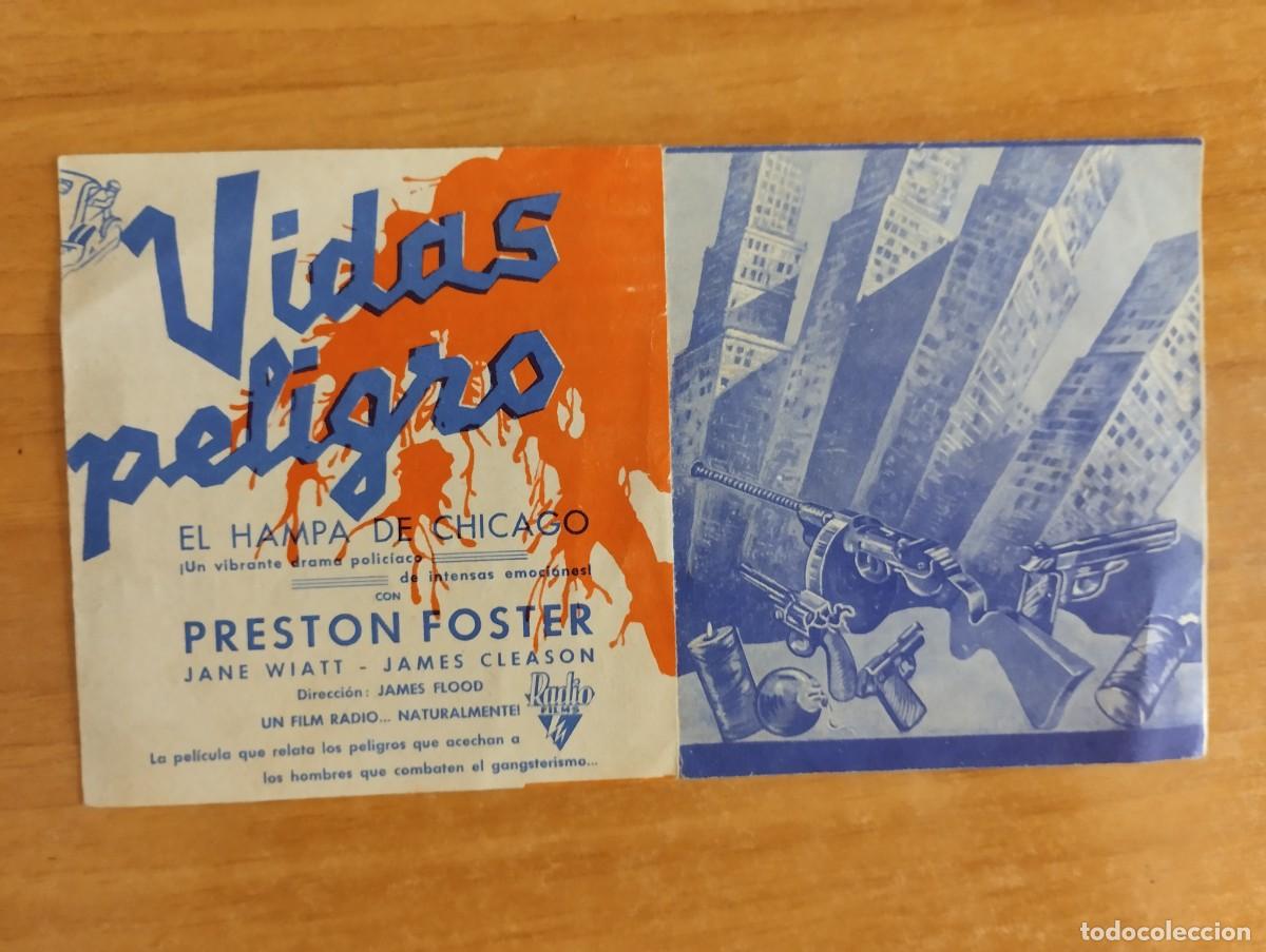 Cine: rojo-PROGRAMA DE CINE - VIDAS EN PELIGRO - Foto 1