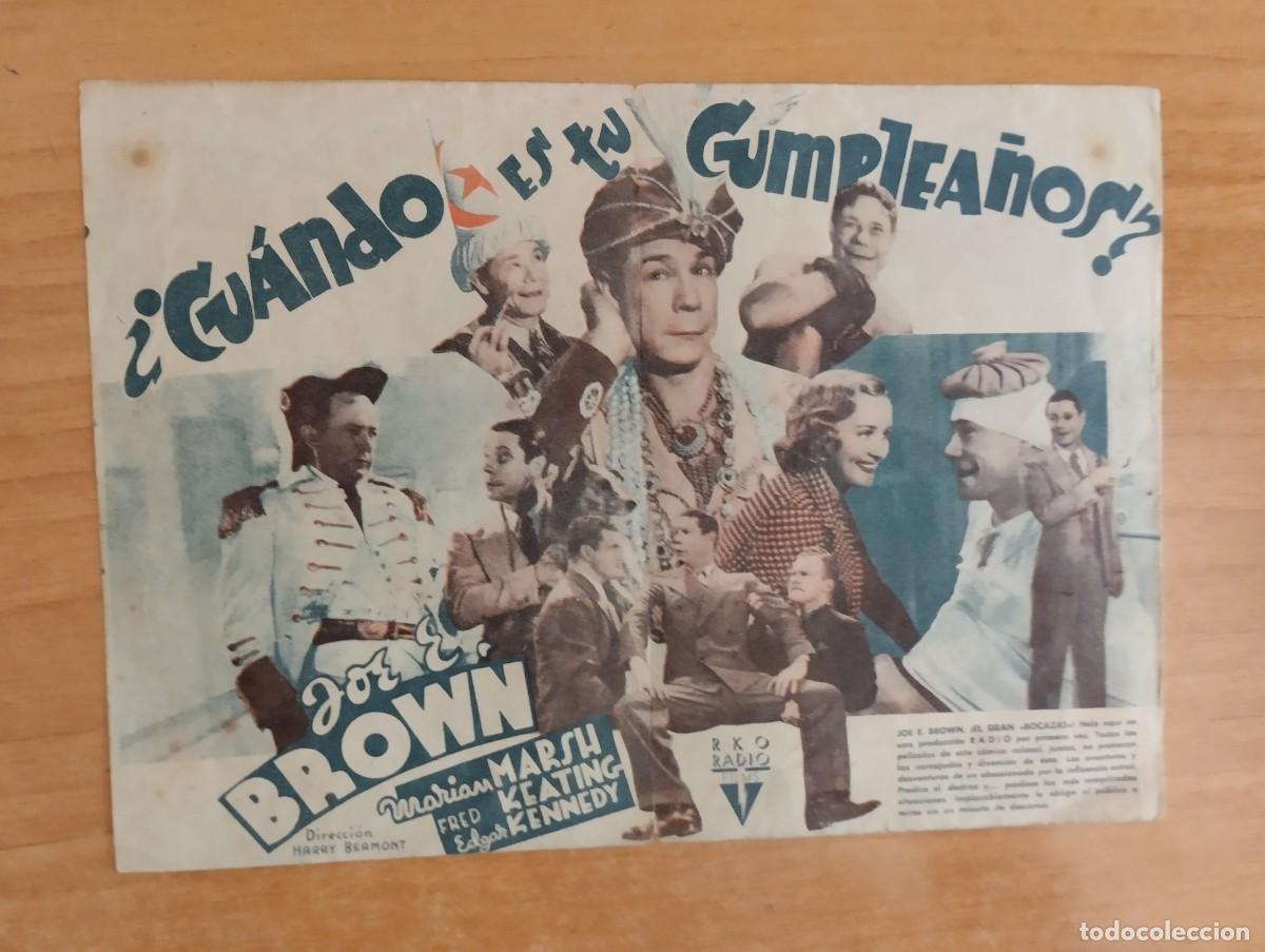 Cine: rojo-PROGRAMA DE CINE - CUANDO ES TU CUMPLEA&Ntilde;OS - Foto 2