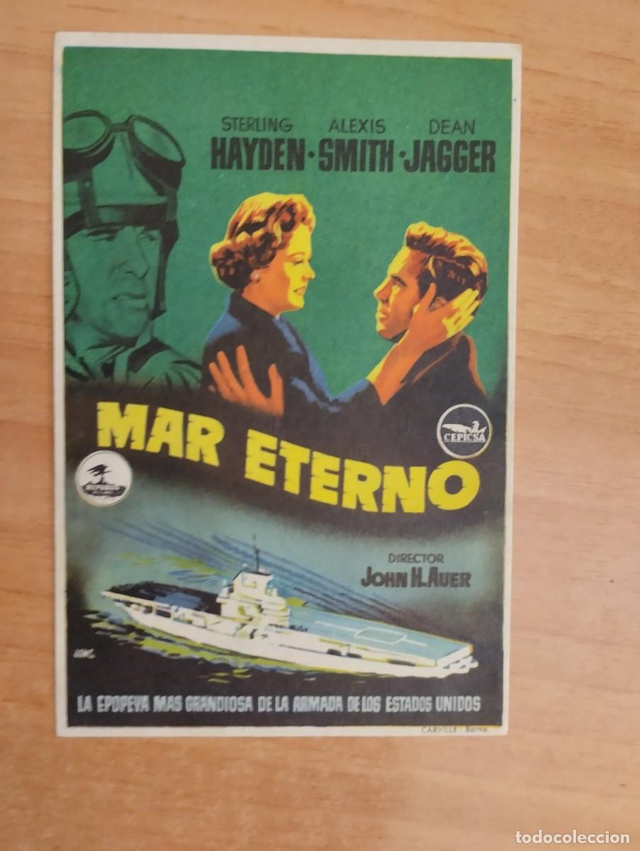 Folhetos de m&atilde;o de filmes antigos de cinema: rojo-PROGRAMA DE CINE - MAR ETERNO ct