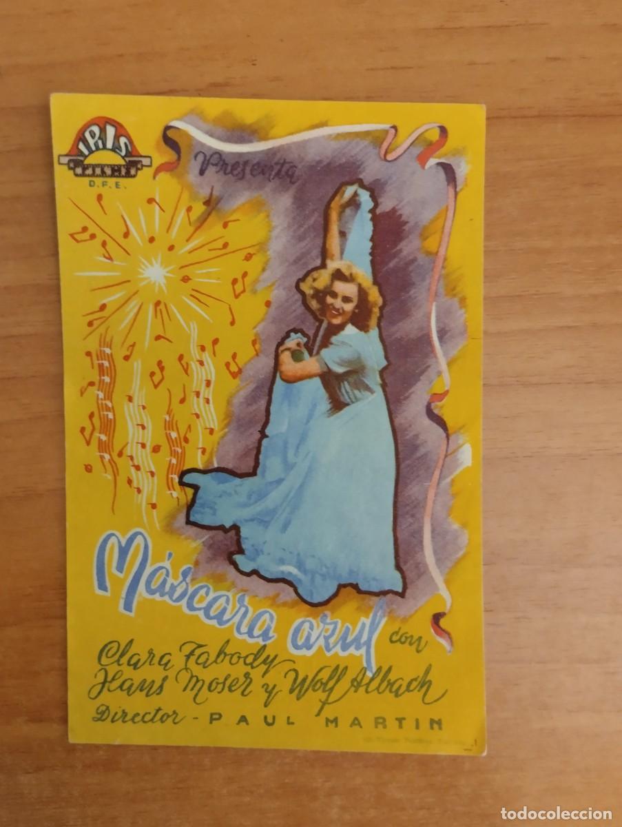 Cine: rojo-PROGRAMA DE CINE - MASCARA AZUL ct