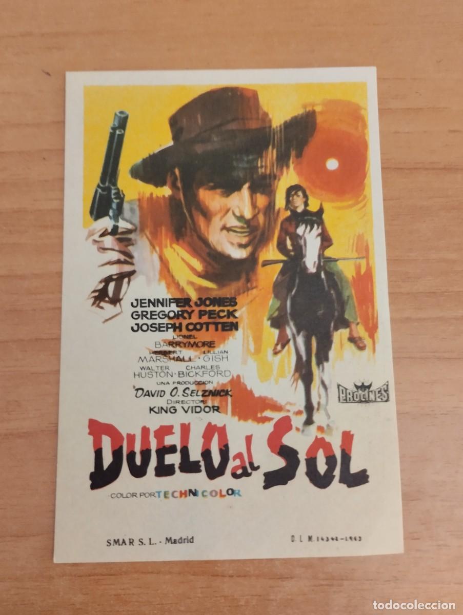  Flyers Publicitaires de films Anciens: rojo-- PROGRAMA DE CINE - DUELO AL SOL