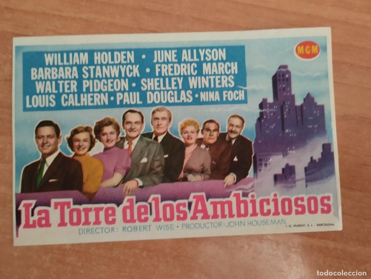 Cinema: rojo-- PROGRAMA DE CINE-- -LA TORRE DE LOS AMBICIOSOS ct