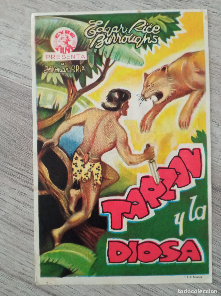  Flyers Publicitaires de films Anciens: TARZAN Y LA DIOSA, HERMAN BRIX, CAMPO DE VERANO, SABADELL
