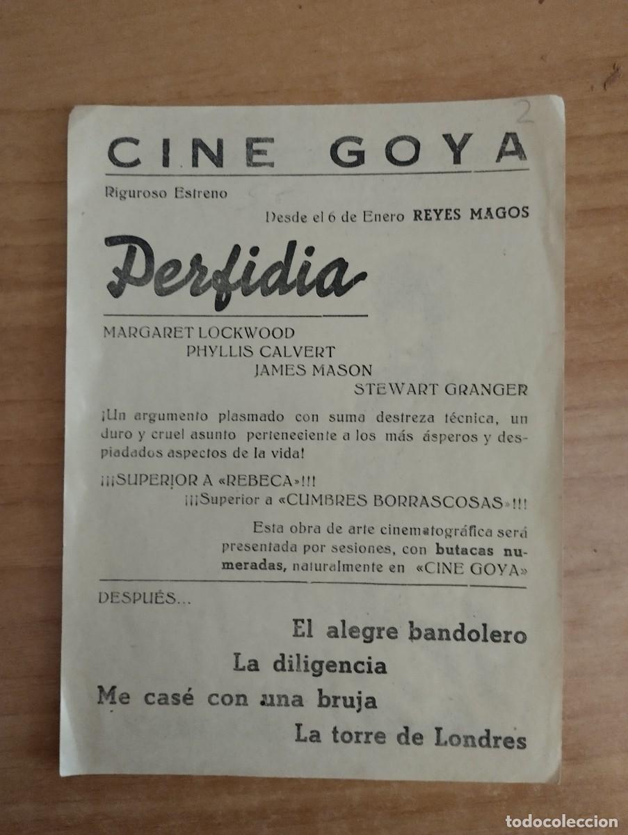 Cine: rojo-- PROGRAMA DE CINE-- PERFIDIA ct - Foto 2