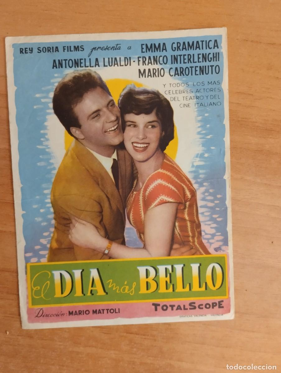 Cine: rojo-- PROGRAMA DE CINE-- EL DIA M&Aacute;S BELLO