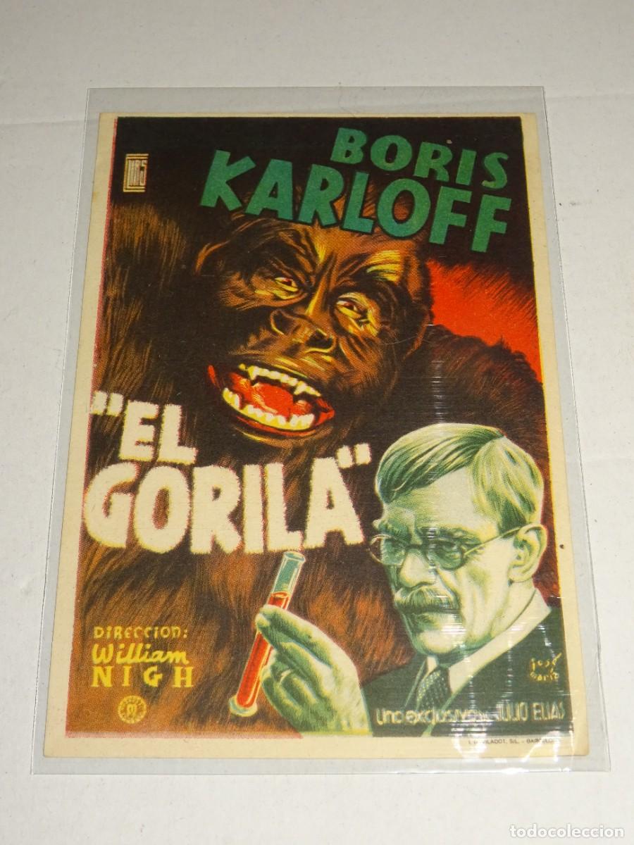 Cine: PROGRAMA DE CINE - EL GORILA - BORIS KARLOFF - Foto 1