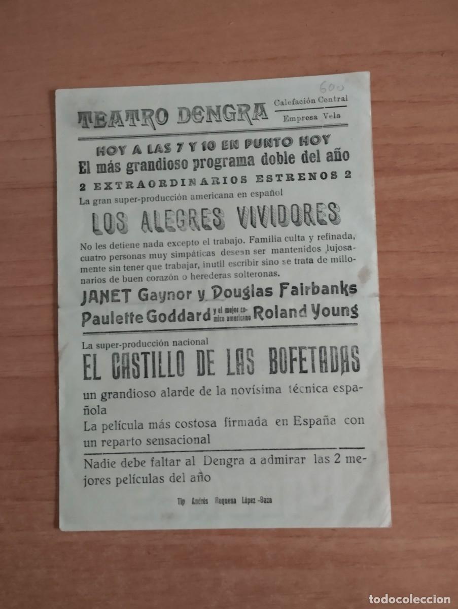 Cine: rojo2-- PROGRAMA DE CINE-- LOS ALEGRES VIVIDORES CT - Foto 2