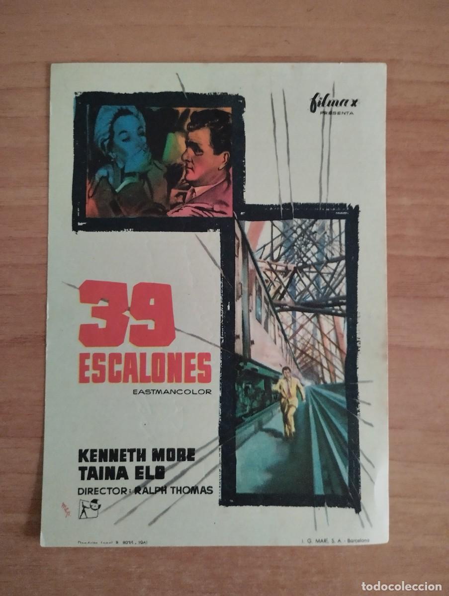 Cine: rojo2-- PROGRAMA DE CINE- 39 ESCALONES - Foto 1