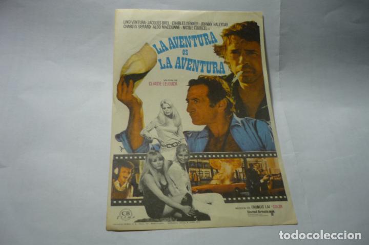 Kino: programa la aventura es la aventura.-lino aventura