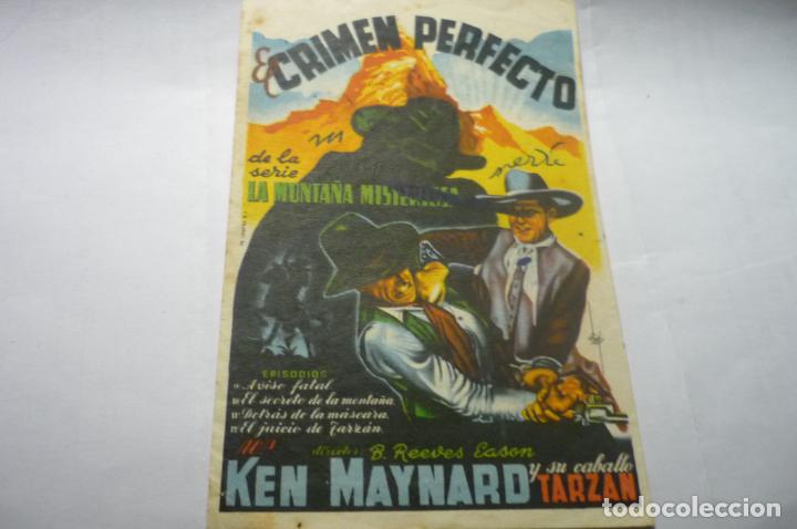 Cine: PROGRAMA EL CRIMEN PERFECTO .-KEN MAYNARD - Foto 1