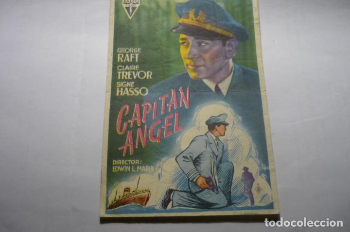 Kino: PROGRAMA CAPITAN ANGEL - GEORGE RAFT &iexcl;&iexcl;lleva sello tampon se lee algo cinema Valira&iexcl;&iexcl;