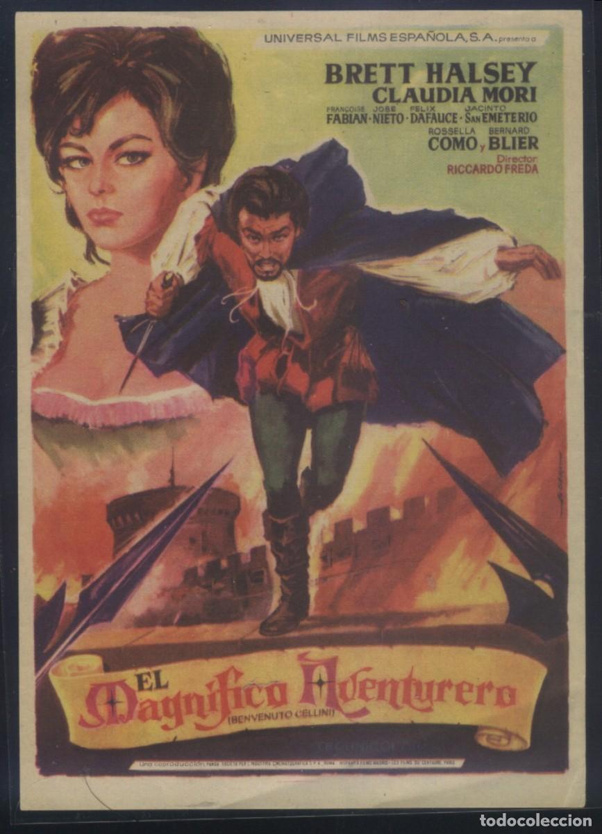 Cine: Q-10974- EL MAGNIFICO AVENTURERO (Il magnifico avventuriero) Brett Halsey - Claudia Mori