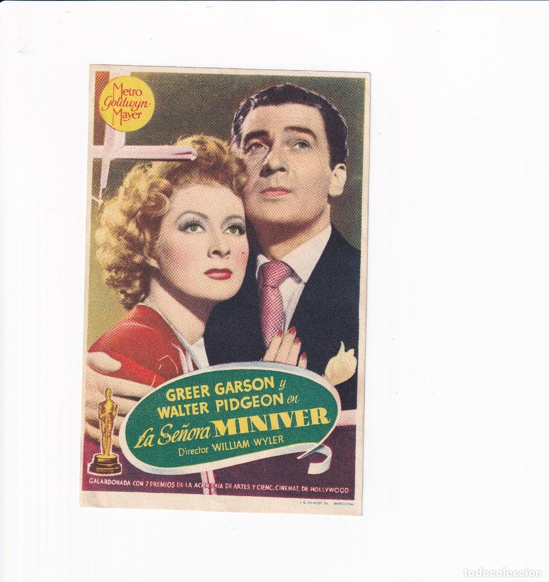Cine: LA SE&Ntilde;ORA MINIVER .- GREER GARSON - Foto 1