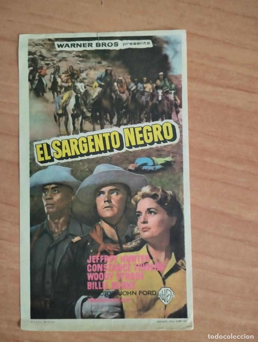 Cine: rojo2PROGRAMA DE CINE .---EL SARGENTO NEGRO ct - Foto 1