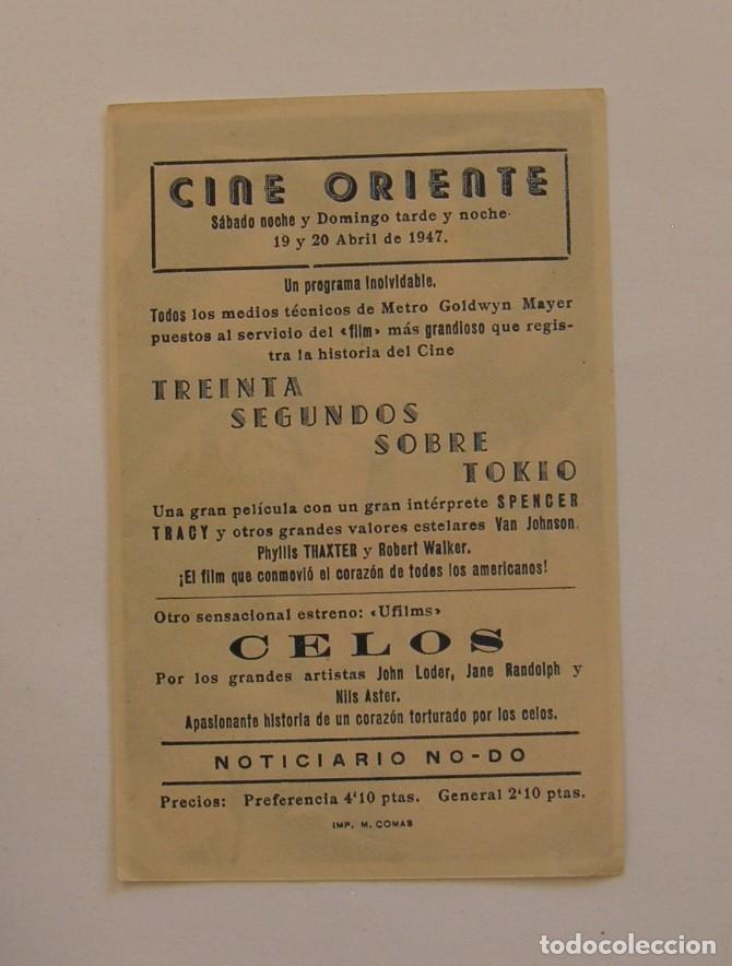 Cine: PROGRAMA DE CINE TREINTA SEGUNDOS SOBRE TOKIO - Foto 2