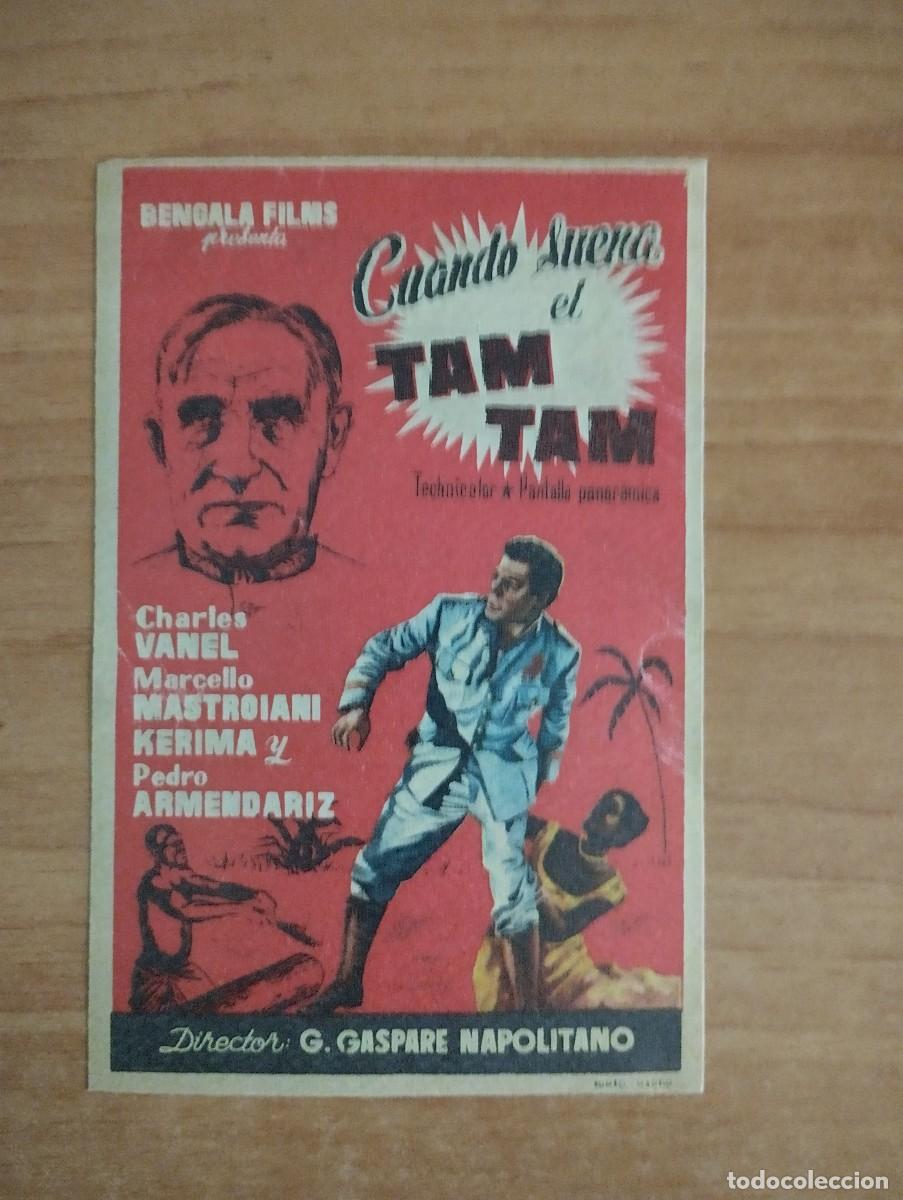 Cine: rojo2PROGRAMA DE CINE .--- CUANDO SUENA EL TAM TAM - Foto 1