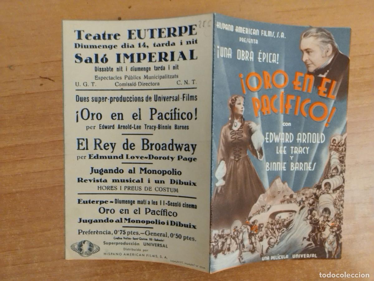 Cine: rojo2PROGRAMA DE CINE .--- ORO EN EL PAC&Iacute;FICO ct - Foto 1