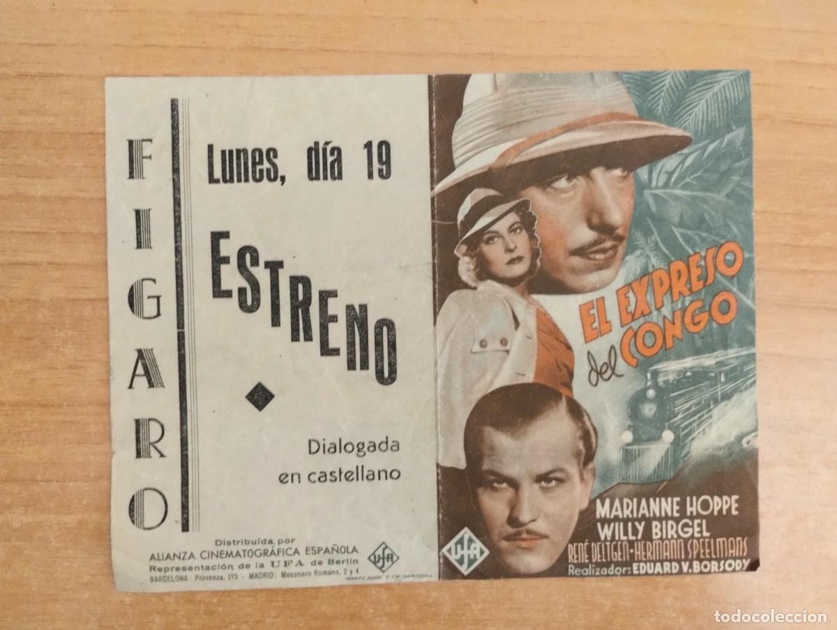Cine: rojo2PROGRAMA DE CINE .-- EL EXPRESO DEL CONGO - Foto 1