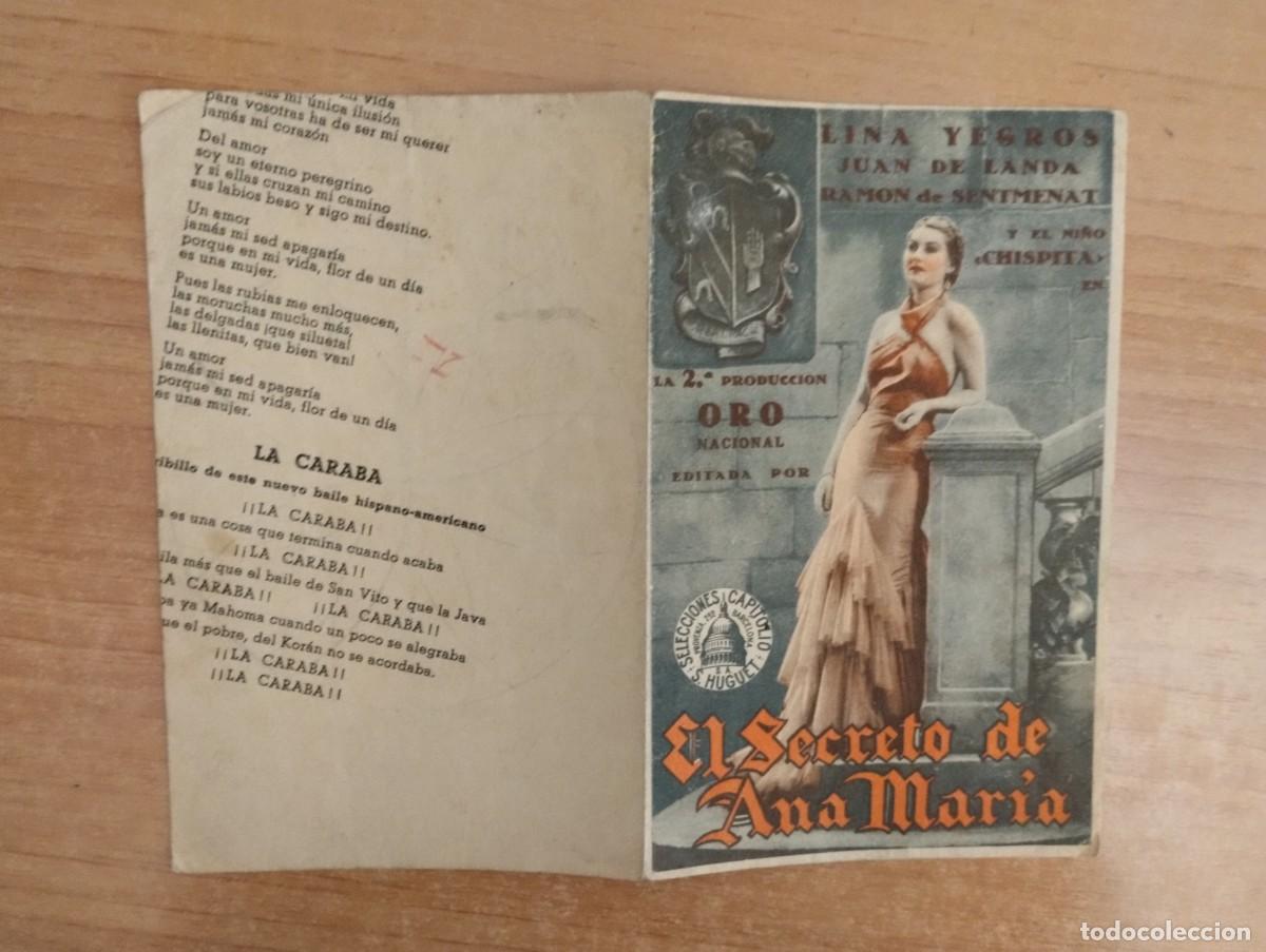 Cine: rojo-- PROGRAMA DE CINE-- - EL SECRETO DE ANA MAR&Iacute;A ct - Foto 1