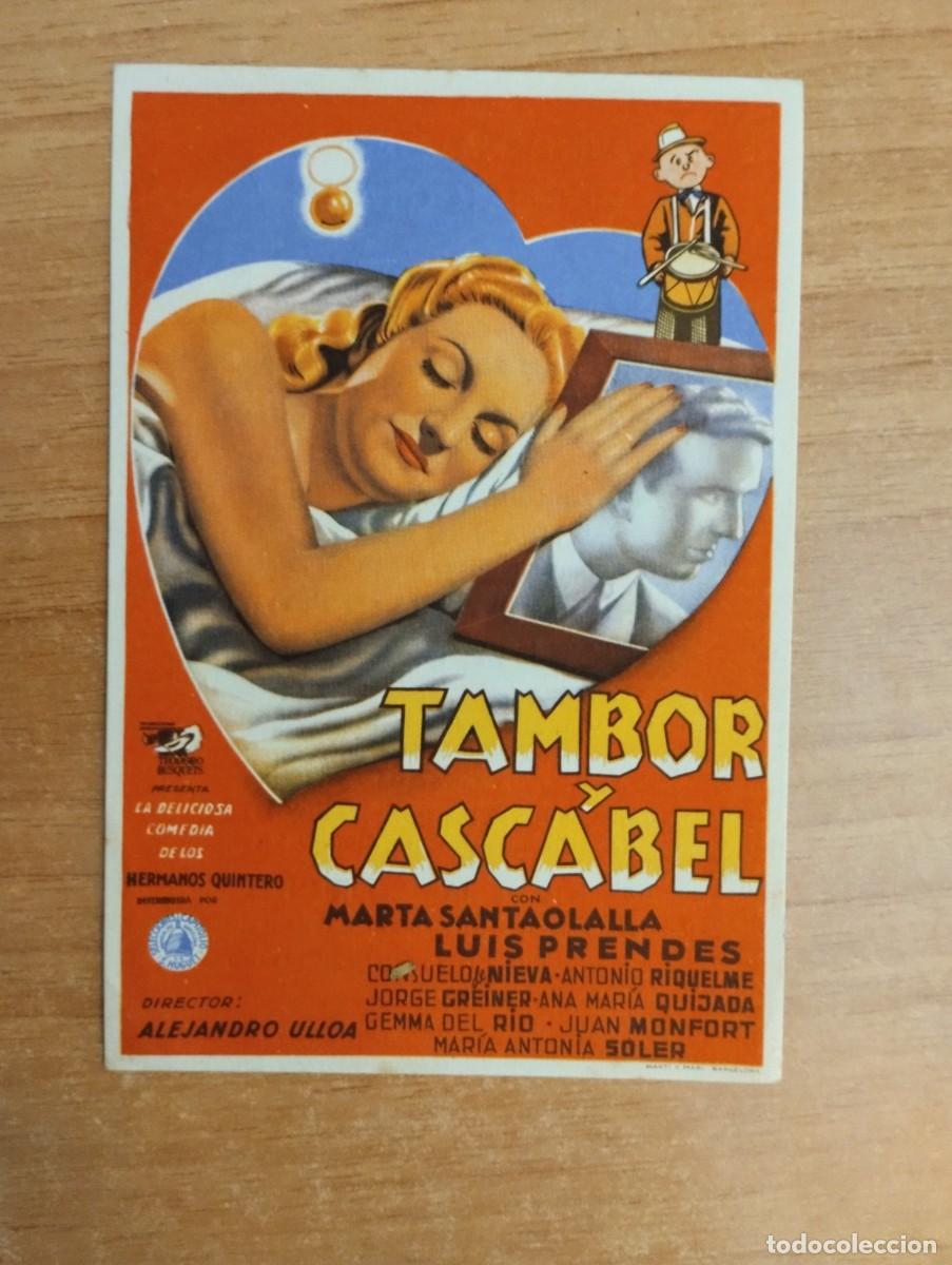 Cine: rojo-- PROGRAMA DE CINE-- - TAMBOR Y CASCABEL ct - Foto 1
