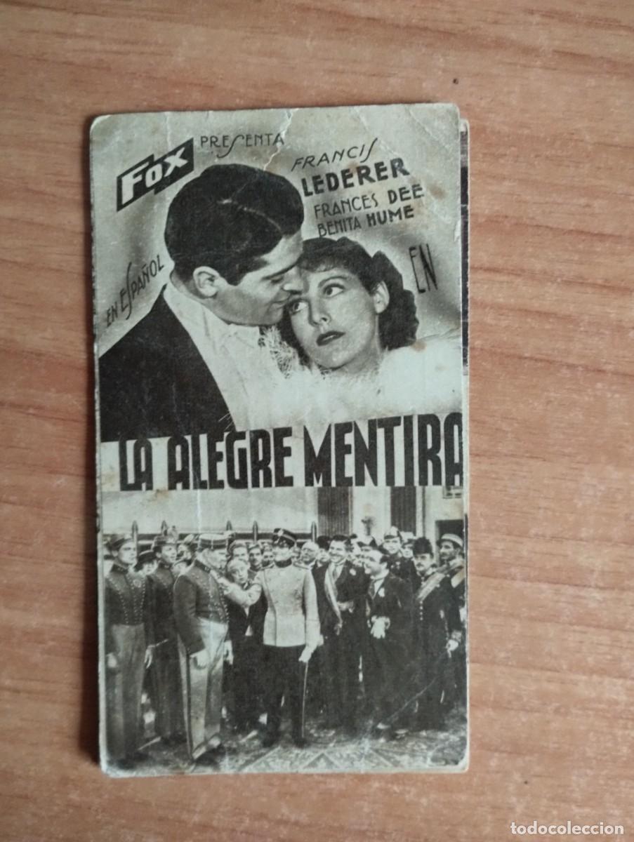 Cine: rojo2-- PROGRAMA DE CINE--ALEGRES MENTIRAS - Foto 1