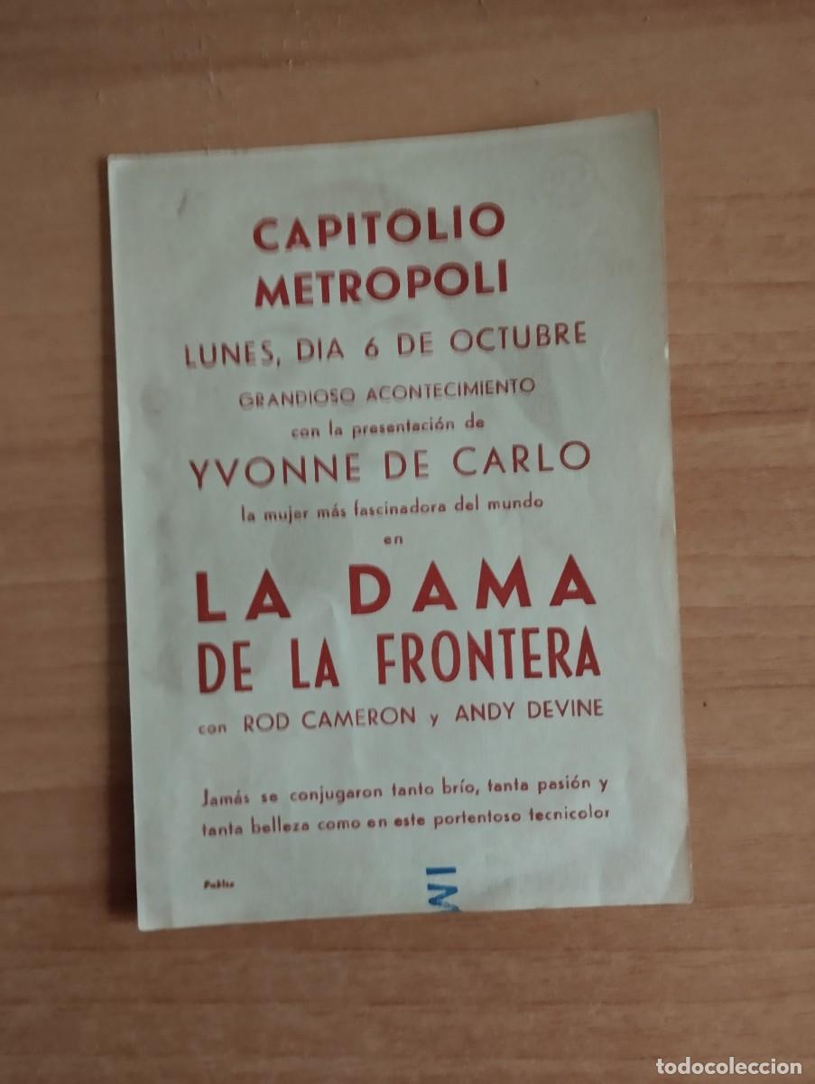 Cine: rojo2-- PROGRAMA DE CINE-- LA DAMA DE LA FRONTERA CT - Foto 2